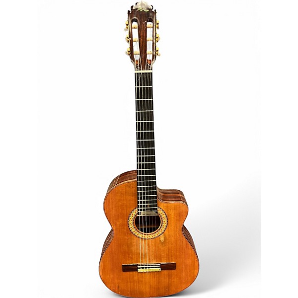 Used Manuel Rodriguez Model B CUTAWAY Antique Natural Classical Acoustic Electric Guitar