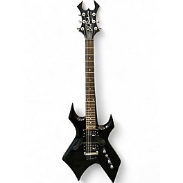 Used B.C. Rich PLATINUM SERIES WARLOCK Black Solid Body Electric Guitar
