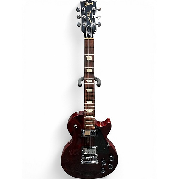 Used Gibson Les Paul Studio Trans Red Solid Body Electric Guitar