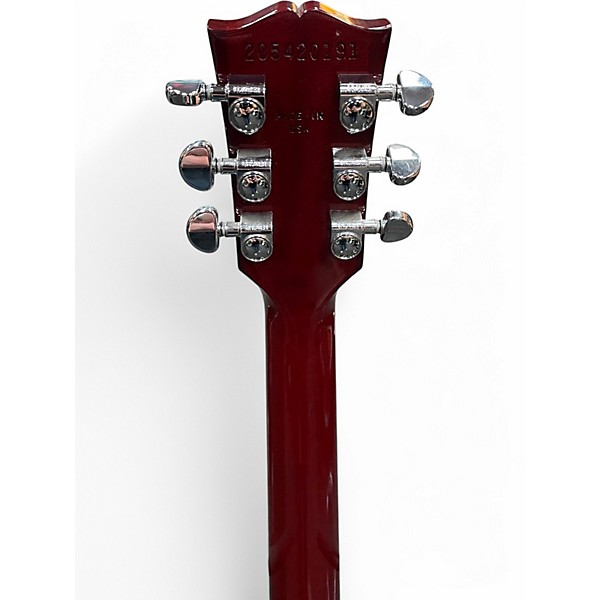 Used Gibson Les Paul Studio Trans Red Solid Body Electric Guitar