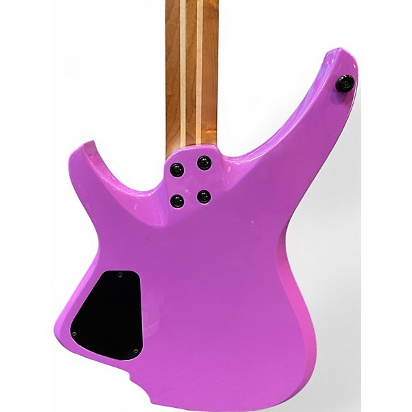 Used Aguda BLACK HOLE Purple Solid Body Electric Guitar