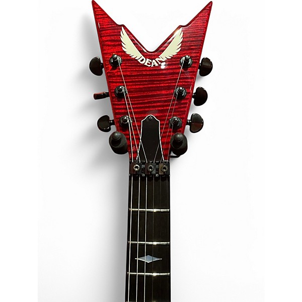 Used Dean dimebag stealth Trans Red Solid Body Electric Guitar