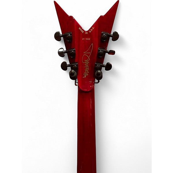Used Dean dimebag stealth Trans Red Solid Body Electric Guitar