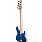 Used Sadowsky Guitars Metroline Modern 4-24 Blue Transparent Satin Electric Bass Guitar thumbnail