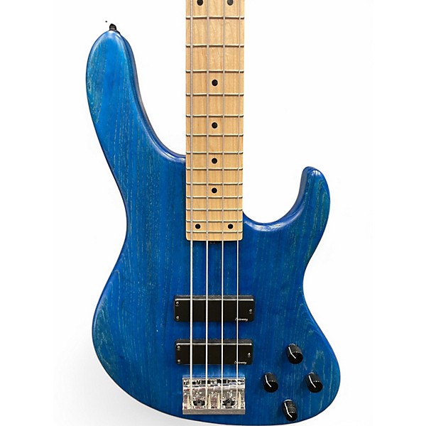 Used Sadowsky Guitars Metroline Modern 4-24 Blue Transparent Satin Electric Bass Guitar