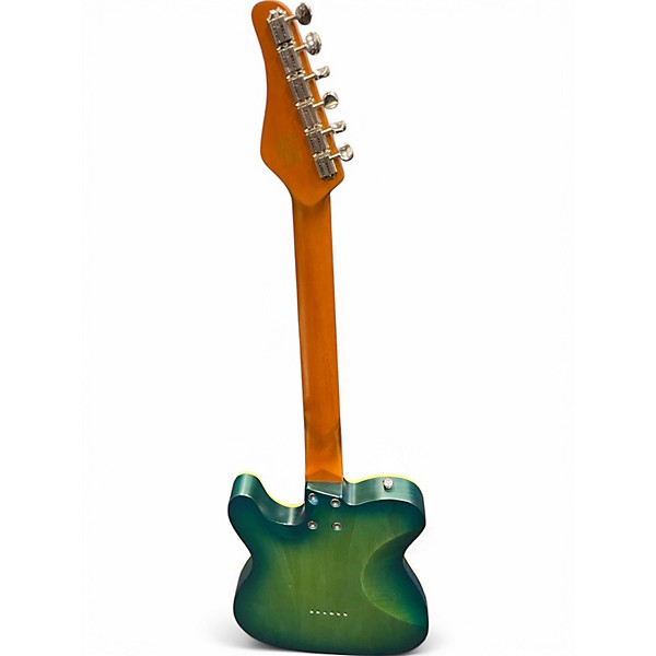 Used Schecter DIAMOND SERIES PT Loch Ness Green Solid Body Electric Guitar