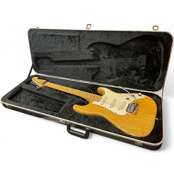 Vintage 1984 Fender American Elite Stratocaster Natural Solid Body Electric Guitar
