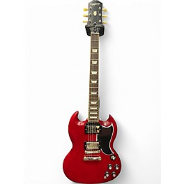 Used Epiphone Les Paul Custom Worn Cherry Solid Body Electric Guitar