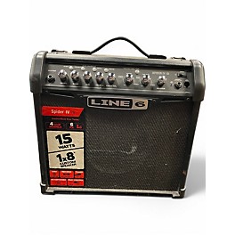Used Line 6 Spider IV 15W 1X8 Guitar Combo Amp
