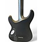 Used Schecter Guitar Research Damien Platinum BLACK Solid Body Electric Guitar