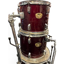 Used Peace 4 Piece 4 PIECE DRUM KIT Maroon Drum Kit