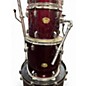Used Peace 4 Piece 4 PIECE DRUM KIT Maroon Drum Kit