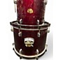 Used Peace 4 Piece 4 PIECE DRUM KIT Maroon Drum Kit