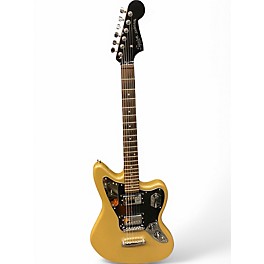 Used Squier Contemporary Jaguar HH ST Shoreline Gold Solid Body Electric Guitar
