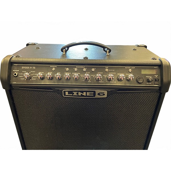 Used Line 6 Spider IV 75W 1x12 Guitar Combo Amp