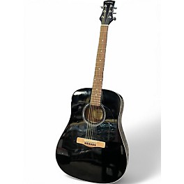 Used Mitchell D120 Black Acoustic Guitar