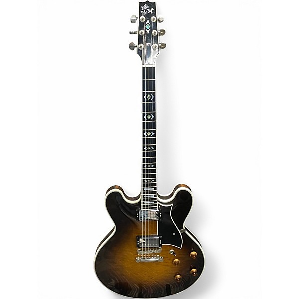 Used The Heritage H555 SUNBURST Solid Body Electric Guitar