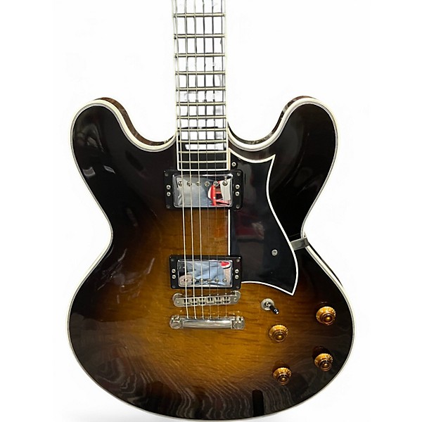 Used The Heritage H555 SUNBURST Solid Body Electric Guitar