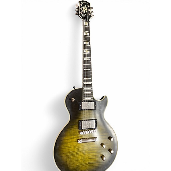 Used Epiphone PROPHECY Green Solid Body Electric Guitar,Specials : American Fashion Style Bags On Sale