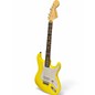 Used Fender Tom Delonge Signature Stratocaster Yellow Solid Body Electric Guitar
