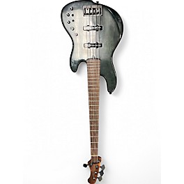 Used Rkm Custom  Dark Green Electric Bass Guitar