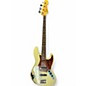 Used Fender 1964 Relic Jazz Bass Olympic White Electric Bass Guitar thumbnail