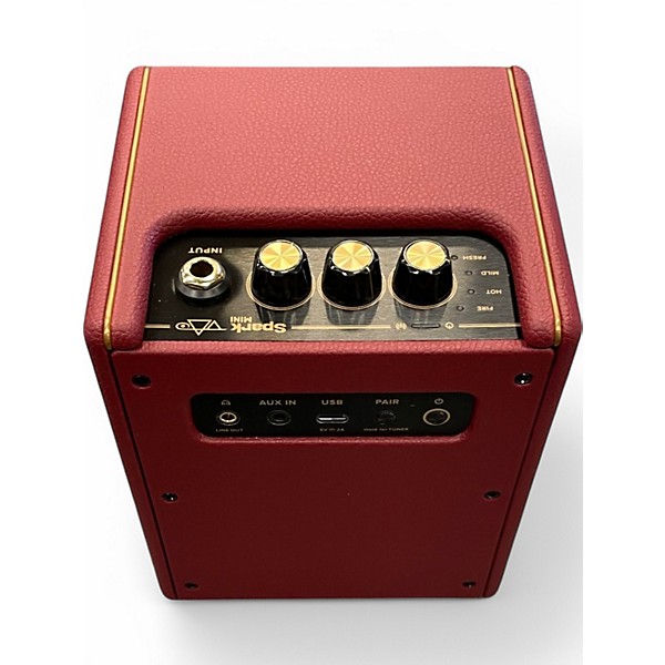 Used Positive Grid Spark MINI Vai 10W Battery-Powered Stereo Combo Amp Red Battery Powered Amp