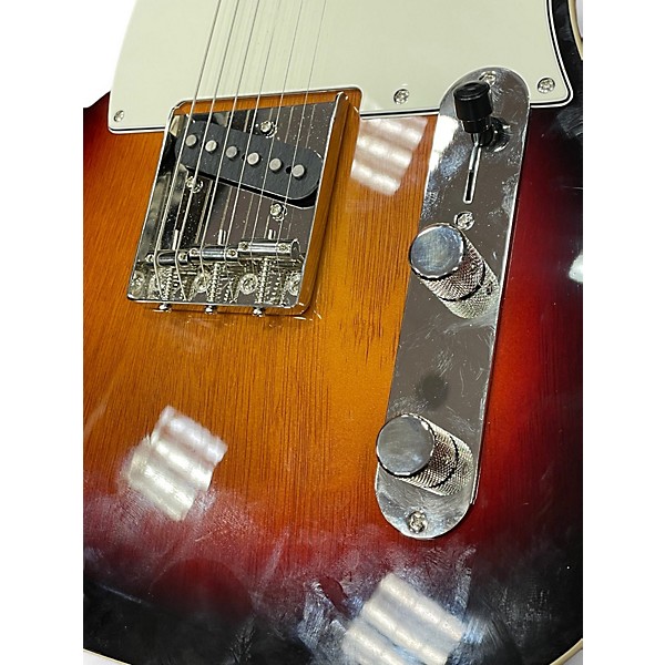 Used 2020s Squier Classic Vibe Telecaster Custom 3 Color Sunburst Solid Body Electric Guitar