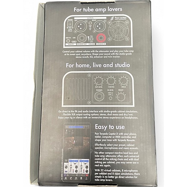 Used Two Notes AUDIO ENGINEERING Torpedo Captor X Power Attenuator