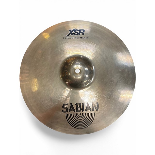 Used SABIAN 14in XSR XCELERATOR PAIR Cymbal