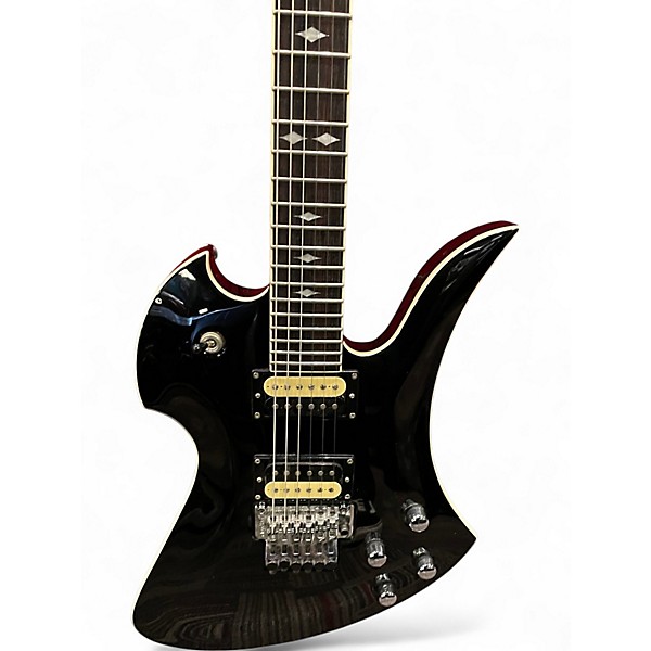 Used 2010s B.C. Rich PXMG Pro X Mockingbird Floyd Rose Black Solid Body Electric Guitar