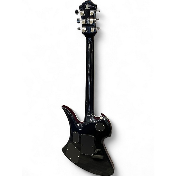 Used 2010s B.C. Rich PXMG Pro X Mockingbird Floyd Rose Black Solid Body Electric Guitar
