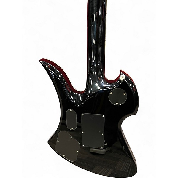Used 2010s B.C. Rich PXMG Pro X Mockingbird Floyd Rose Black Solid Body Electric Guitar