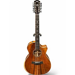 Used 2023 Taylor CUSTOM GA KOA MASTER GRADE Natural 12 String Acoustic Electric Guitar