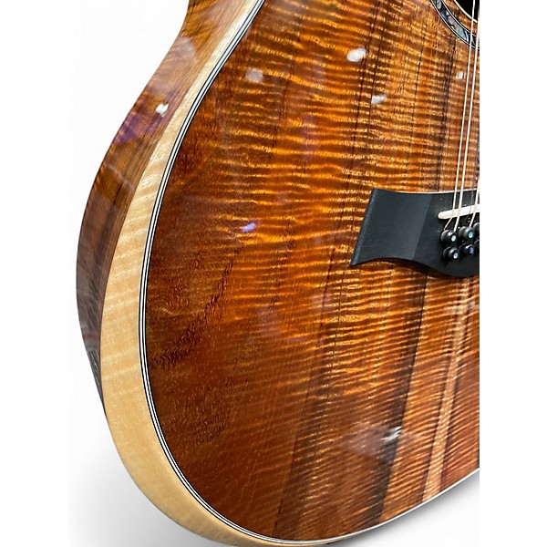 Used 2023 Taylor CUSTOM GA KOA MASTER GRADE Natural 12 String Acoustic Electric Guitar