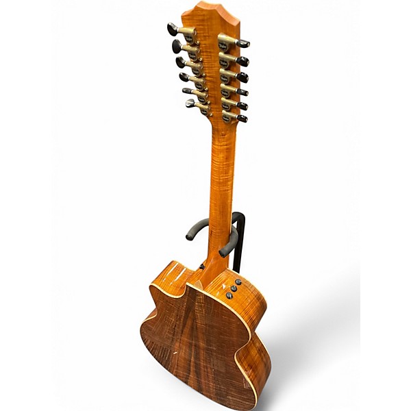 Used 2023 Taylor CUSTOM GA KOA MASTER GRADE Natural 12 String Acoustic Electric Guitar