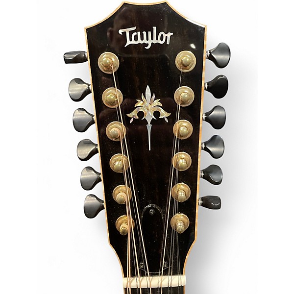 Used 2023 Taylor CUSTOM GA KOA MASTER GRADE Natural 12 String Acoustic Electric Guitar