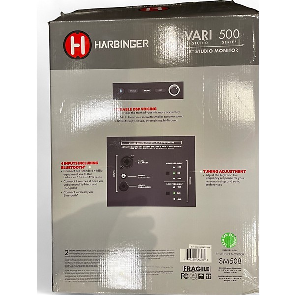 Used Harbinger VARI SM508 Powered Monitor