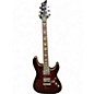 Used Schecter Guitar Research C1 Plus TRANSPARENT RED Solid Body Electric Guitar thumbnail