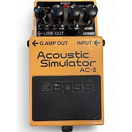 Used BOSS AC3 Acoustic Simulator Effect Pedal