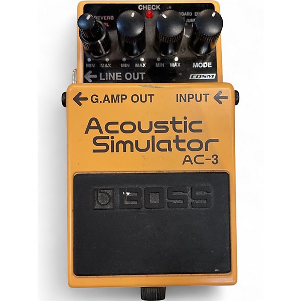 Used BOSS Used BOSS AC3 Acoustic Simulator Effect Pedal