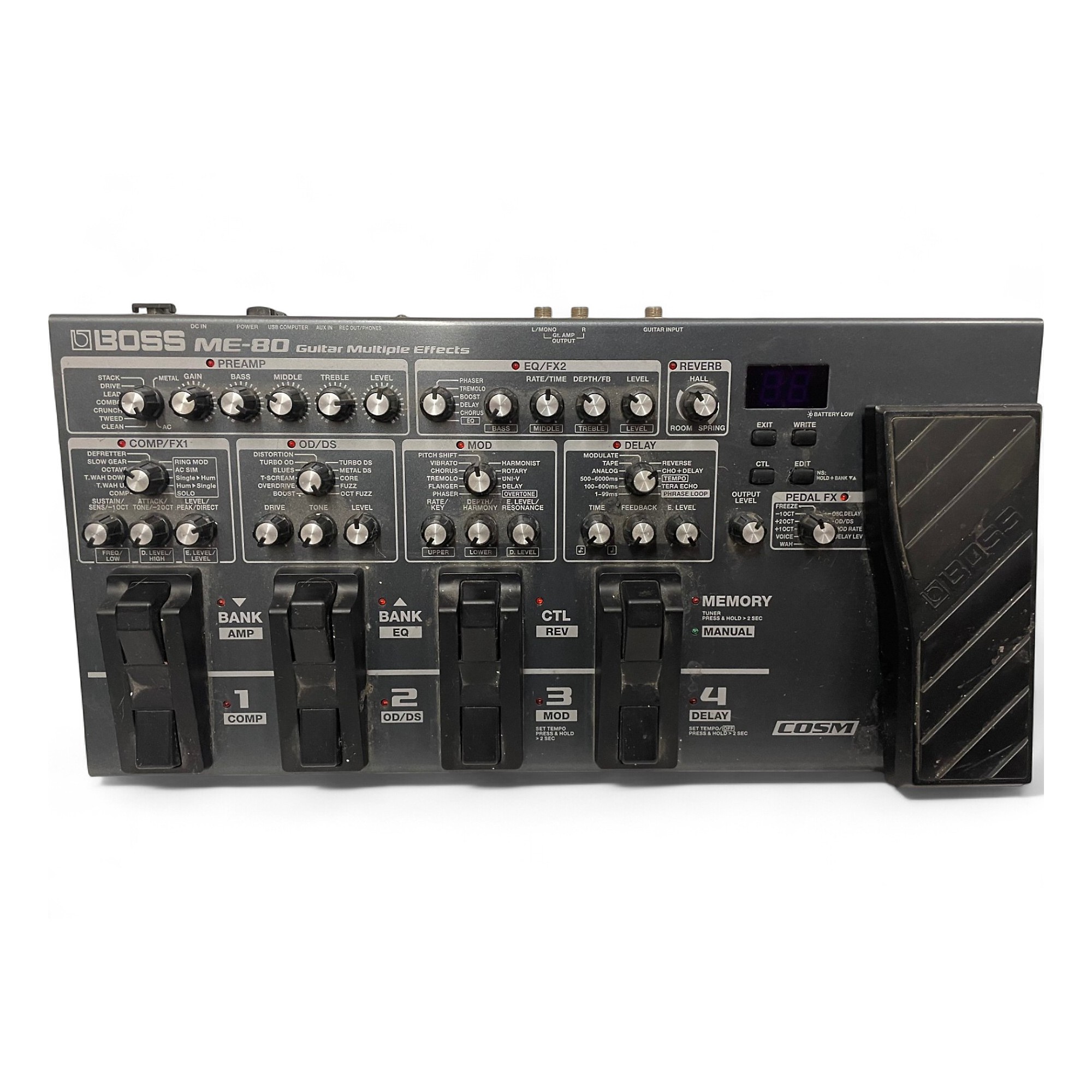 Used BOSS Used BOSS ME80 Guitar Multi Effect Processor Used BOSS Used BOSS ME80 Guitar Multi Effect Processor