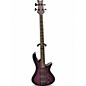 Used Schecter Guitar Research Stiletto Studio 4 Trans Purple Electric Bass Guitar thumbnail