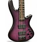 Used Schecter Guitar Research Stiletto Studio 4 Trans Purple Electric Bass Guitar