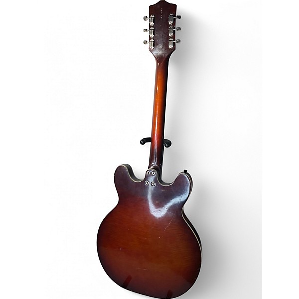 Vintage 1960s Regal R273 brown burst Hollow Body Electric Guitar