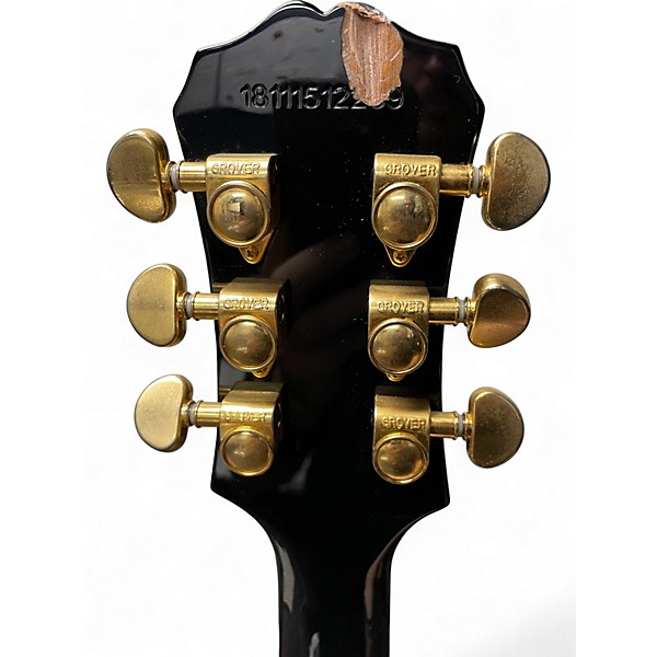 Used 2018 Epiphone Les Paul Custom Pro Antique Ivory Solid Body Electric Guitar