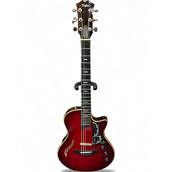 Used Taylor T5Z PRO Candy Red Burst Acoustic Electric Guitar,Specials : American Fashion Style Bags On Sale