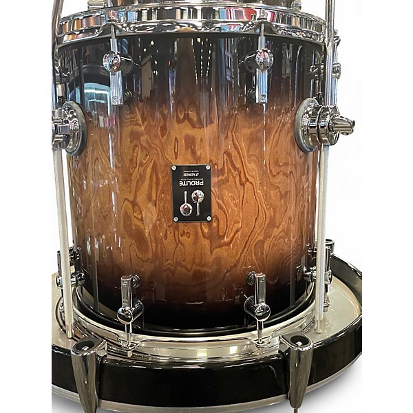 Used SONOR 4 Piece 4 PIECE PROLITE WALNUT BURST Drum Kit