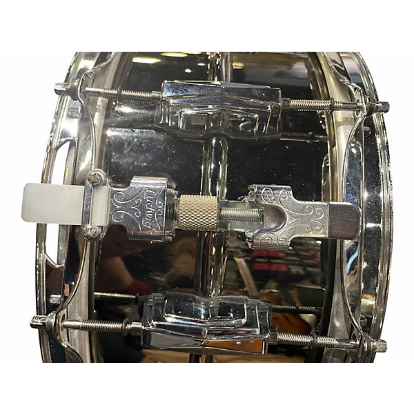 Used Ludwig 6.5X14 BLACK BEAUTY NICKEL OVER BRASS Drum