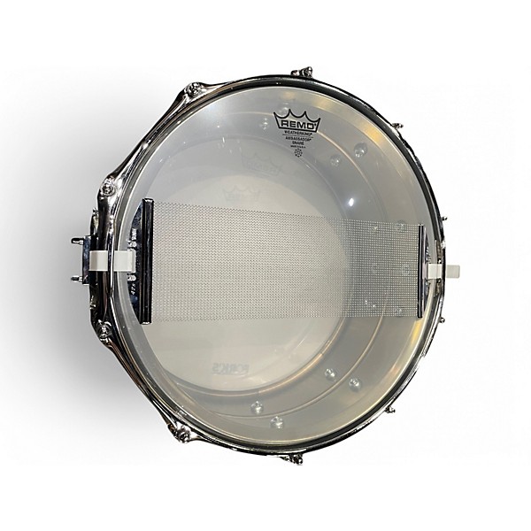 Used Ludwig 6.5X14 BLACK BEAUTY NICKEL OVER BRASS Drum